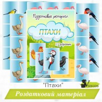 Роздатковий матеріал “Птахи”