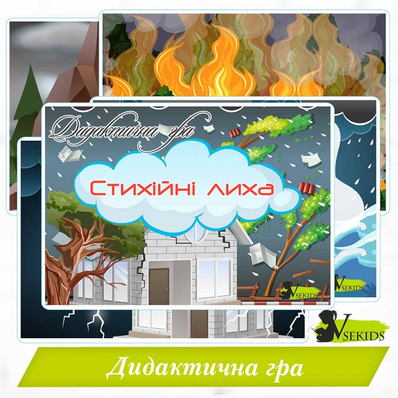 Дидактична гра «Стихійні лиха»